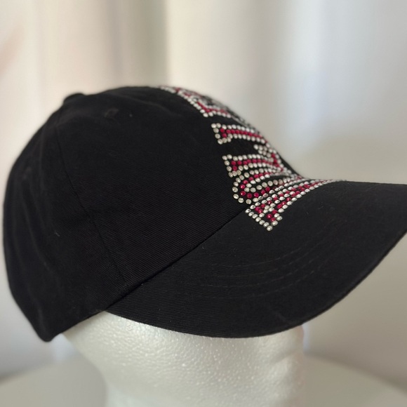 Volley Ball Bling Rhinestone 100% Cotton Hat (897) - Picture 5 of 8